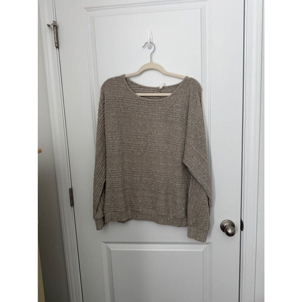 Cozy Taupe Knit Sweater